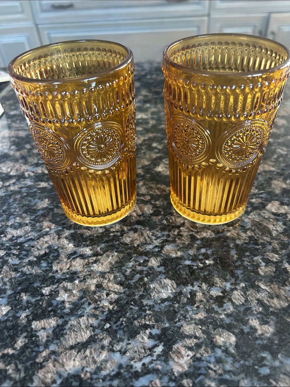 ASHLAND I1.5 OZ BROWN GLASS CUP LOT OF 2 NWT